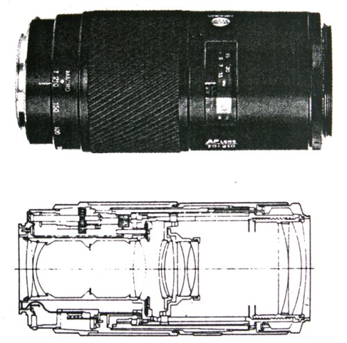 AF 70-210/4 przekroj