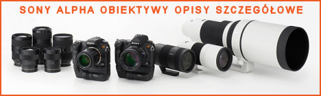 Sony DSLR alpha - obiektywy